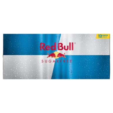 Red Bull Sugar Free 12 X 250ml