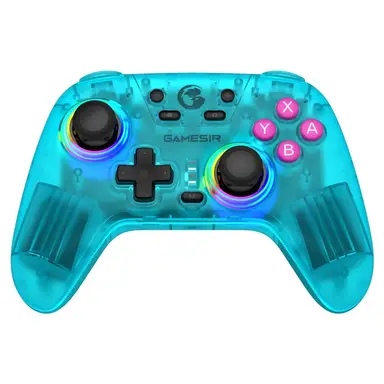 GameSir Nova Multi-platform Tri-mode connectivity NS game controller Neon Teal for Nintendo Switch / Android / iOS / Windows PC/Steam
