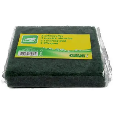 Schrobvlies Set van 3 (15 x 15 cm)