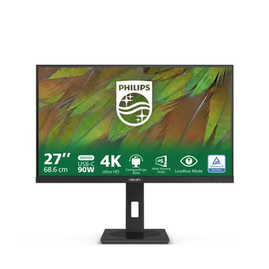 Philips 3000 series 27B1U3900/00 computermonitor 68,6 cm (27 inch) 3840 x 2160 pixels 4K Ultra HD LCD zwart