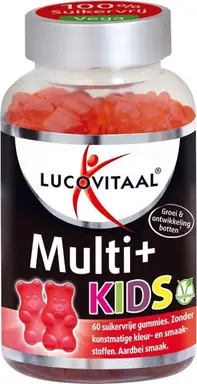 Lucovitaal Multi+ Vitaminen Gummies Kids 60st