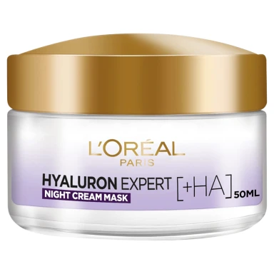 L'Oreal Paris Hyaluron Expert Replumping Moisturising Care Night Cream Mask 50ml