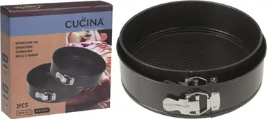 Kuchen Dessert Eier-Tarte Springform-Set Ø 24 cm und Ø 25 cm 2 Stück