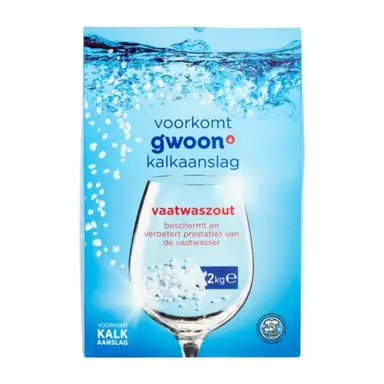 G'woon Sel régénérant pour lave-vaisselle – Format grossiste – 2000 g