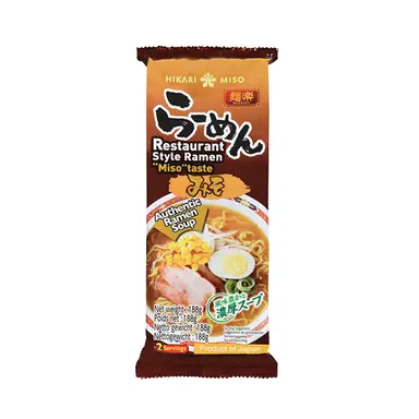 Hikari Miso Restaurant Style Ramen Miso Taste 188 g