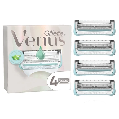 Gillette Venus for Pubic Hair and Skin, 4 Razor Blade Refills