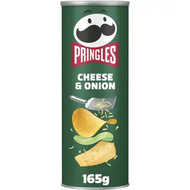 Pringles Chips Cheese & Onion 165g Cheese onion