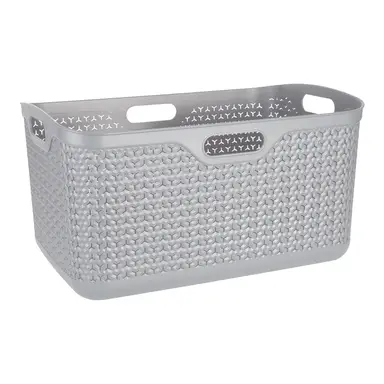Strata Urban Laundry Basket-W37 x H27 x L60-Cool Grey