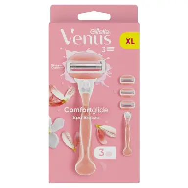 Gillette Vrouwen Venus ComfortGlide Spa Breeze Scheermes + 3 Navullingen
