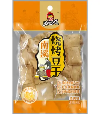 HBS Dried Beancurd - Barbecue 68g 好巴食豆腐乾-燒烤68g