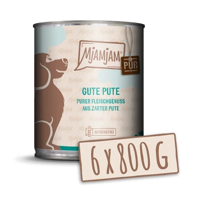 MjAMjAM - Pure vleesgenot - Pure kalkoen 800 g*6