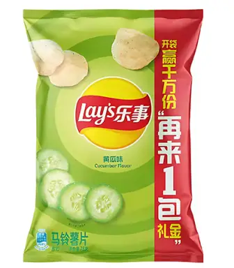 LAY Potato Chip - Cucumber 樂事薯片-黃瓜70g