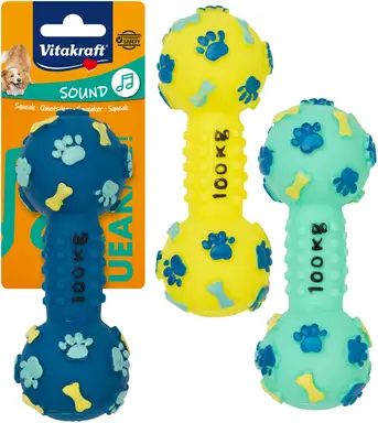 Vitakraft Hundespielzeug Hantel aus Vinyl, 15cm 1 St