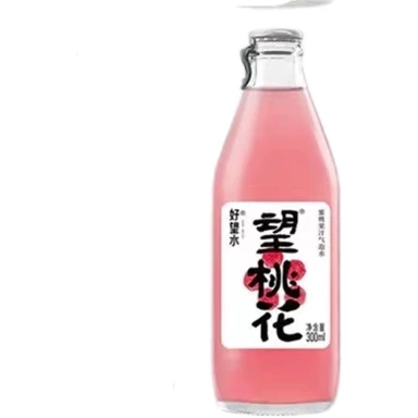 HOPE WATER peach flavour sparkling water 300ml 望桃花蜜桃果汁气泡水300ml