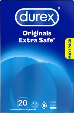 Durex Préservatifs Originals Extra Safe 20 pièces