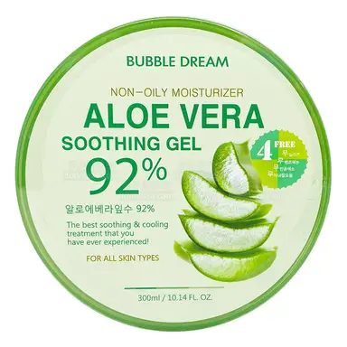 Gel d’Aloe Vera 92% BUBBLE DREAM 300ml