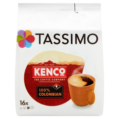 Tassimo Kenco Pure Columbian Coffee 136g