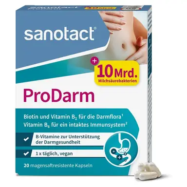 Sanotact ProIntestine 10 milliarden milchsäurekulturen 20 kapseln