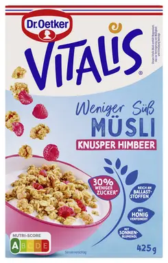 Oetker Vitalis W. Süß Knusper Himbeere 425 g