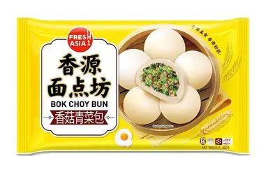 FRESHASIA Noodle House Petit pain aux champignons et légumes 360g