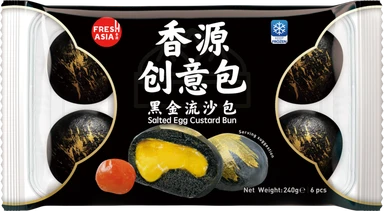 Freshasia Brioches vapeur à la crème de jaune d’œuf salé 240 g