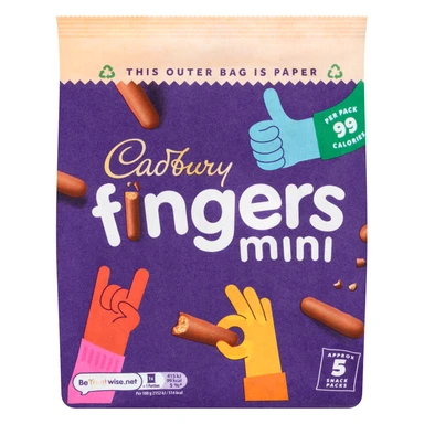 Cadbury Mini Fingers Biscuits 96.5g