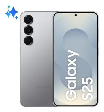 Samsung Galaxy S25 Smartphone, 128 Go, gris, version française