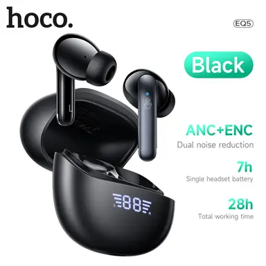 HOCO EQ5 Energy Wireless Earphones - Black