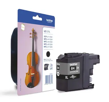 Brother LC-127XLBKBPDR inktcartridge 1 stuk origineel XL zwart