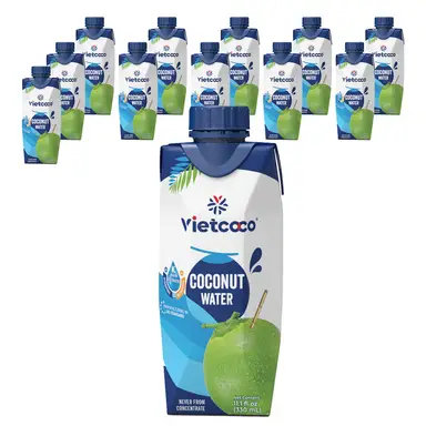 Vietcoco Kokoswater - 12 x 330 ml