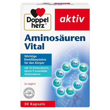 Doppelherz aktiv Aminosäuren vital 30 Kapseln