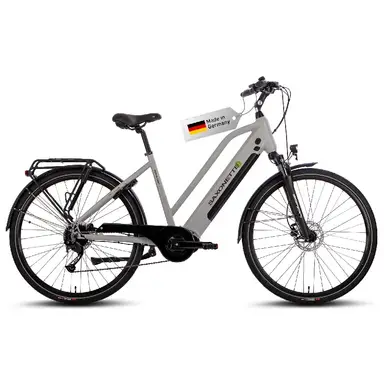 Saxonette 28" E-Bike mit 70NM Mittelmotor, 36V 11,4Ah Akku, 120KM Reichweite, 9-Gang für alle RH50CM