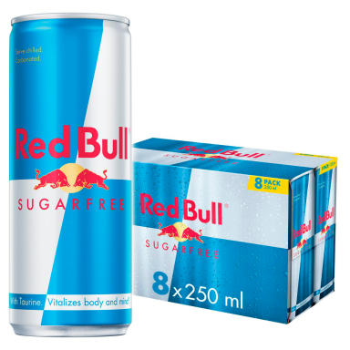Red Bull Sugar free 8x250ml