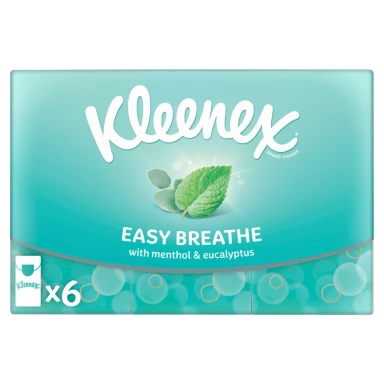 Kleenex Easy Breathe Tissues  6 Pocket Packs