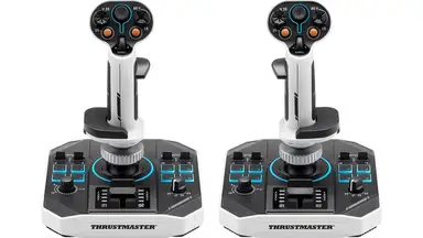 Thrustmaster Sol-R 2 HOSAS Space Sim Duo Zwart, Wit USB Flightstick Analoog/digitaal PC