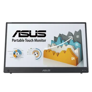 ASUS ZenScreen MB16AHT computermonitor 39,6 cm 1920 x 1080 pixels Full HD touchscreen zwart