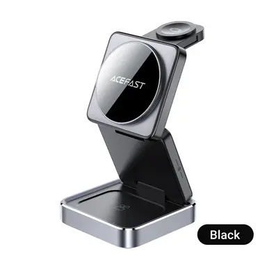 ACEFAST E20 3-in-1(Phone, TWS, Watch) Desktop Wireless Charger - Black