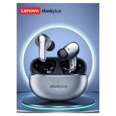 Thinkplus LP5 Bluetooth-headset half-in-ear met lange batterijduur, zilvergrijs