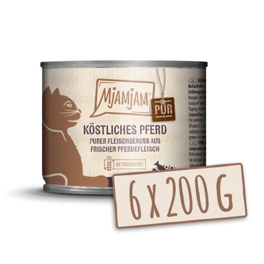 MjAMjAM - Festin Carné Pur - Cheval Exquis 200 g x6