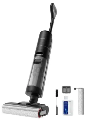Dreame H12 Pro Wet/Dry Vacuum Cleaner, Smart Floor Cleaner Cordless Vacuum and Mop for Hard Floors, One-Step Edge to Edge Cleaning with Hot Air Drying