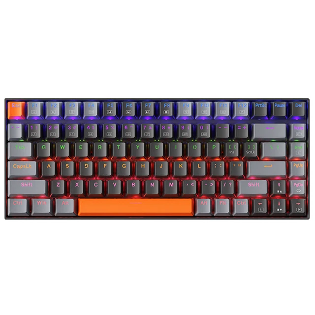 Machenike K500A-B84 Clavier mécanique filaire - Gris foncé