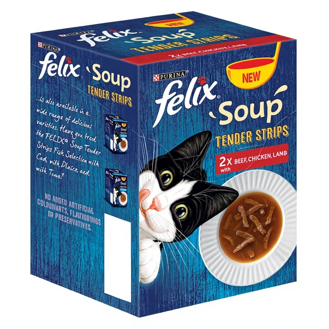 Felix Soup Tender Strips 6 × 48g (288g)