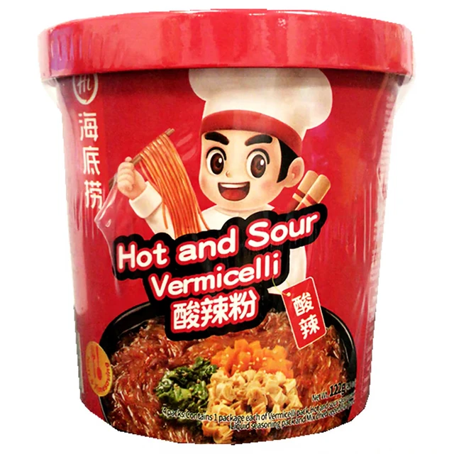 Haidilao Nouilles de patate douce acidulées et épicées - 122 g