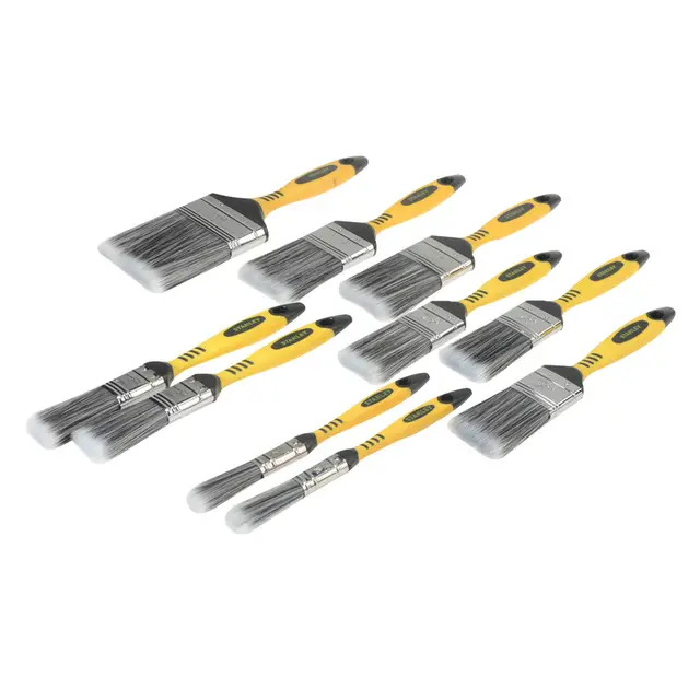 Stanley  Loss Free Synthetic Brush Set 10 Piece