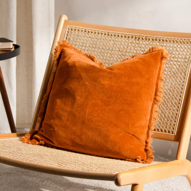 Yard Cushion Jaye Square Rust 45x45cm