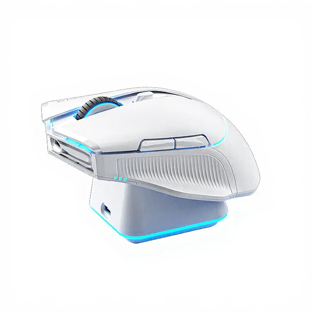 Machenike L8 Pro Souris sans fil - Blanc