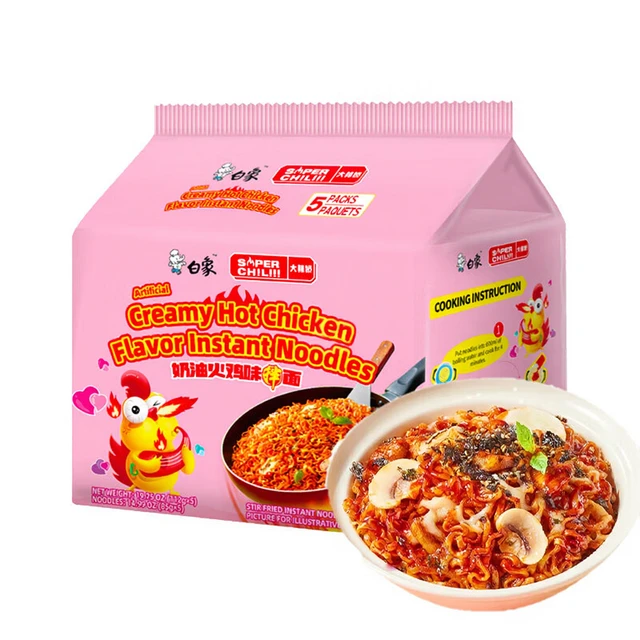 Baixiang Sahne-Putennudeln 5er-Pack 112g*5