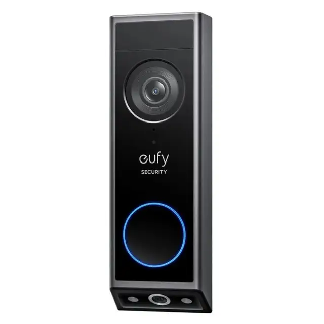 eufy Security Video Doorbell E340, Dual Doorbell with Camera with Package Detection, 2K Full HD Colour Night Vision, Cable or Battery Operated, Compatible with HomeBase S380, Free Use