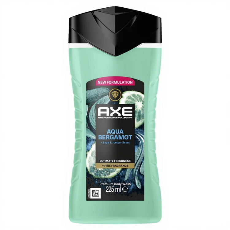 AXE Duschgel mit feinem Duft Wasser-Bergamotte 225 ml | Bad & Dusche