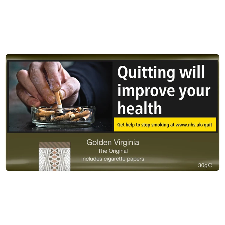 how many cigarettes in 30g tobacco Golden Virginia The Original with Cigarette Papers | Rolling Amber Leaf Original Rolling Tobacco,